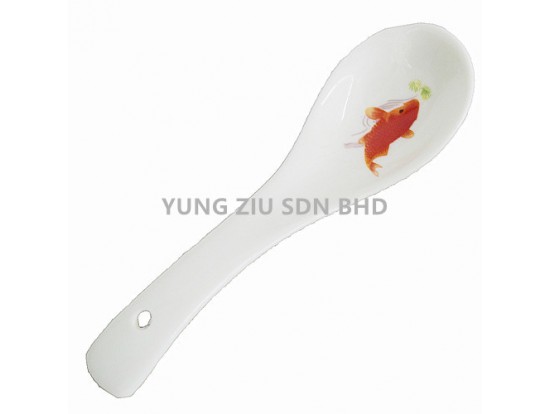 CERAMICS SPOON(RED FISH)